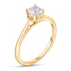 Thumbnail Image 1 of Diamond Solitaire Floral Engagement Ring 2 ct tw Round 14K Yellow Gold (I2/I)