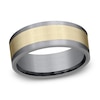 Thumbnail Image 1 of Satin Wedding Band 14K Yellow Gold/Tantalum 8.0mm