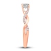 Thumbnail Image 3 of Diamond Engagement Ring 1/2 ct tw Round 10K Rose Gold