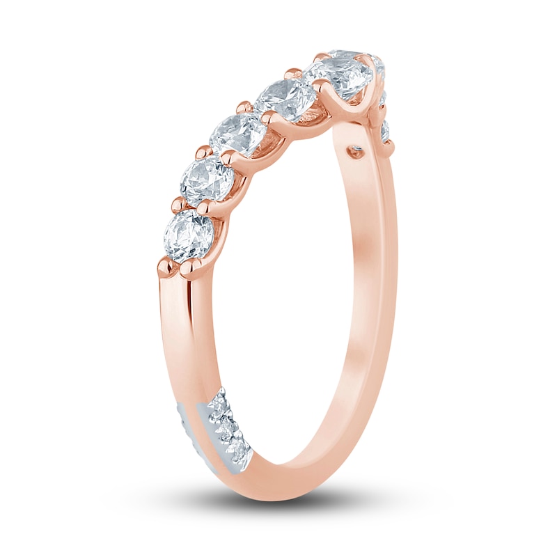 Main Image 2 of Pnina Tornai Lab-Grown Diamond Contour Anniversary Band 1 ct tw Round 14K Rose Gold
