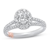 Thumbnail Image 1 of Pnina Tornai About Time Diamond Engagement Ring 1-1/8 ct tw Oval/Round 14K White Gold
