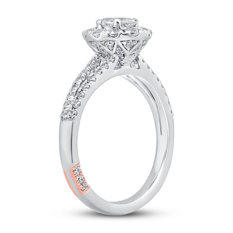 Main Image 2 of Pnina Tornai About Time Diamond Engagement Ring 1-1/8 ct tw Oval/Round 14K White Gold