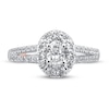 Thumbnail Image 3 of Pnina Tornai About Time Diamond Engagement Ring 1-1/8 ct tw Oval/Round 14K White Gold