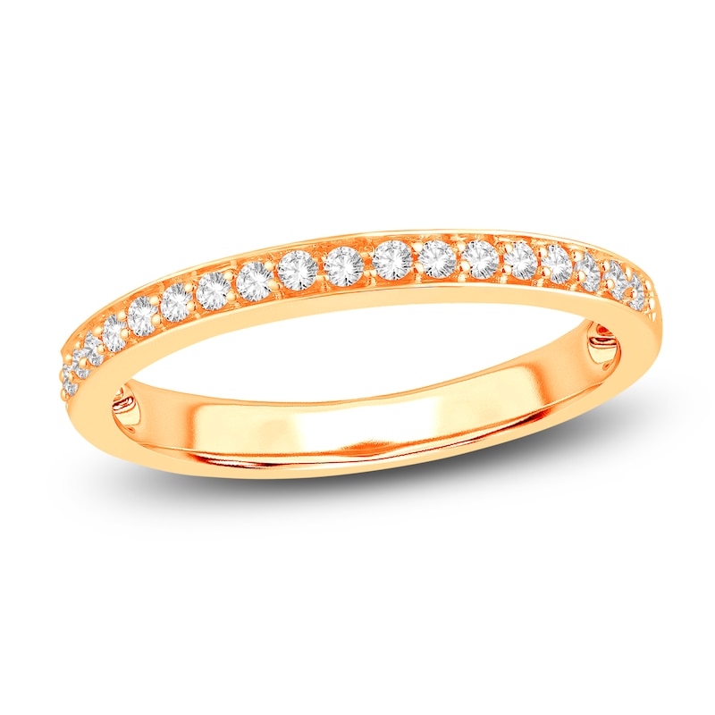 Diamond Wedding Band 1/5 ct tw Round 14K Yellow Gold