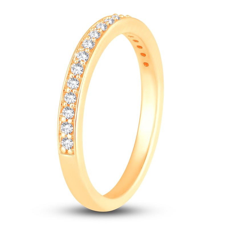 Diamond Wedding Band 1/5 ct tw Round 14K Yellow Gold