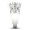 Thumbnail Image 3 of Diamond 4-Row Anniversary Band 1 ct tw Round 14K White Gold