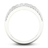 Thumbnail Image 4 of Diamond 4-Row Anniversary Band 1 ct tw Round 14K White Gold