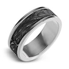 Thumbnail Image 2 of Men's Wedding Band Grey Tungsten 8.0mm