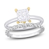 Thumbnail Image 1 of Y-Knot Diamond Bridal Set 1 ct tw Princess 14K White Gold (I/I1)