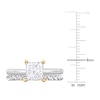 Thumbnail Image 4 of Y-Knot Diamond Bridal Set 1 ct tw Princess 14K White Gold (I/I1)