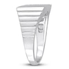 Thumbnail Image 2 of Men's Diamond Ring 1/10 ct tw Round 10K White Gold