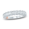 Thumbnail Image 0 of Pnina Tornai Lab-Created Diamond Anniversary Band 2 ct tw Emerald 14K White Gold