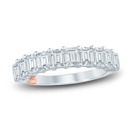 Pnina Tornai Lab-Grown Diamond Anniversary Band 2 ct tw Emerald 14K White Gold