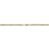 Thumbnail Image 3 of LUSSO by Italia D'Oro Men's Solid Diamond-Cut Valentino Chain Necklace 14K Yellow Gold 22" 3.98mm
