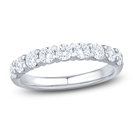 Lab-Grown Diamond Anniversary Band 1 ct tw Round 14K White Gold