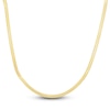 Thumbnail Image 1 of Solid Herringbone Chain Necklace 14K Yellow Gold 24" 4.6mm
