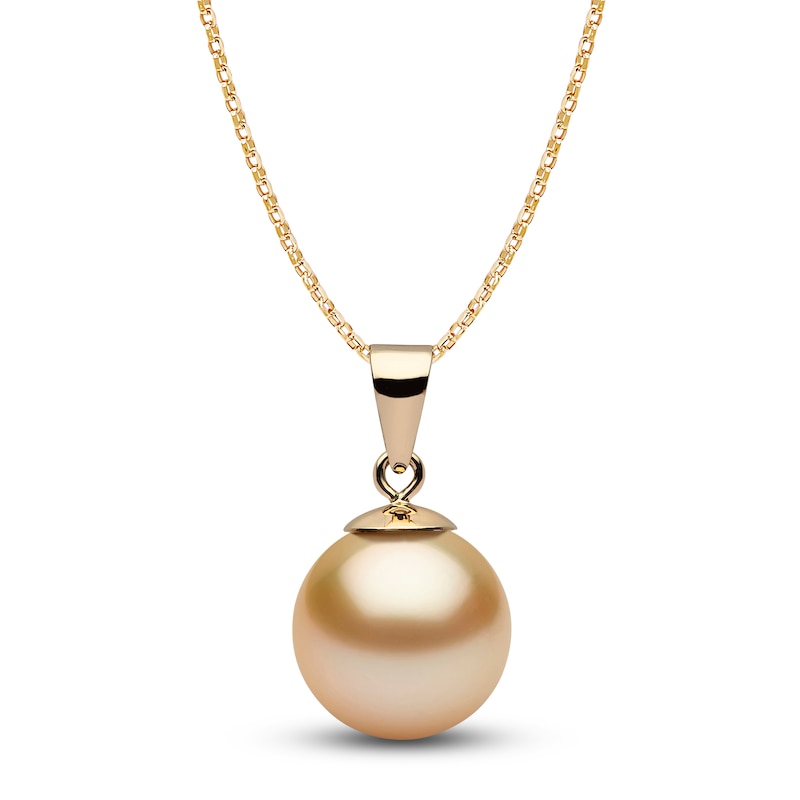 Main Image 1 of Yoko London Golden South Sea Cultured Pearl Pendant Necklace 18K Yellow Gold 18"
