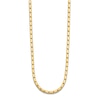 Thumbnail Image 2 of High-Polish Barrel Chain Necklace 24K Yellow Gold 24" 3.0mm