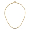 Thumbnail Image 4 of High-Polish Barrel Chain Necklace 24K Yellow Gold 24" 3.0mm