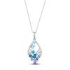 Thumbnail Image 0 of Le Vian Mare Azzurro Natural Multi-Gemstone Necklace 1/3 ct tw 14K Vanilla Gold