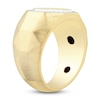 Thumbnail Image 2 of Men's Diamond Octagon Ring 1/8 ct tw 10K Yellow Gold