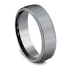 Thumbnail Image 2 of Men's Knurled-Edge Satin Wedding Band Tantalum 6.5mm