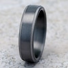 Thumbnail Image 4 of Men's Knurled-Edge Satin Wedding Band Tantalum 6.5mm