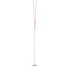 Thumbnail Image 3 of Shy Creation Diamond Graduated Halo Y-Drop Necklace 1/4 ct tw 14K Rose Gold 18" SC55002608