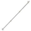 Thumbnail Image 2 of Blue Nile X Jared Diamond Bezel-Set Station Tennis Bracelet 2 ct tw 14K Two-Tone Gold 7"