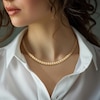Thumbnail Image 4 of Blue Nile X Jared Fancy Oval Link Necklace 14K Yellow Gold 17.5"