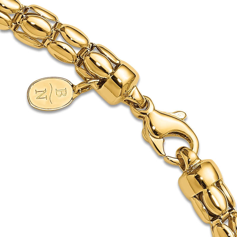 Main Image 5 of Blue Nile X Jared Fancy Oval Link Necklace 14K Yellow Gold 17.5"