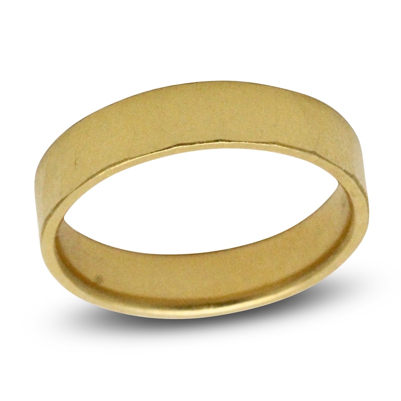 Main Image 1 of Men's 5mm Hand-Forged Wedding Band 22K Gold