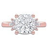 Thumbnail Image 3 of Cushion-Cut Created By Jared Studio Lab-Grown Diamond Engagement Ring 3-1/6 ct tw 14K Rose Gold