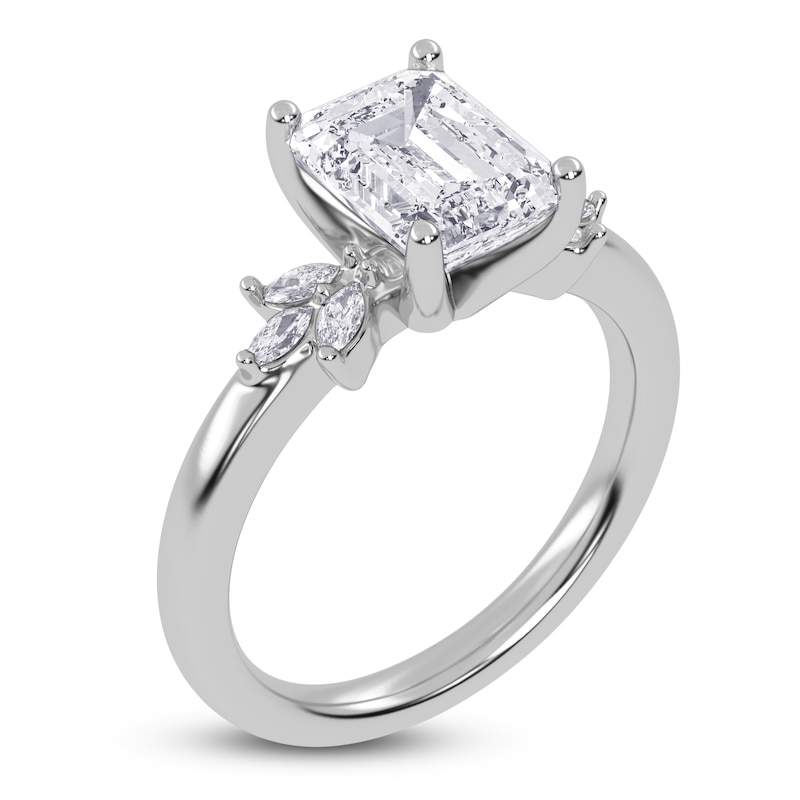 Main Image 2 of Radiant-Cut Created By Jared Studio Lab-Grown Diamond Engagement Ring 2-1/6 ct tw 14K White Gold