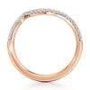 Thumbnail Image 2 of J'Lure Lab-Grown Diamond Contour Wedding Band 3/8 ct tw 18K Rose Gold