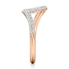 Thumbnail Image 3 of J'Lure Lab-Grown Diamond Contour Wedding Band 3/8 ct tw 18K Rose Gold