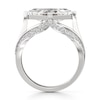 Thumbnail Image 2 of J'Lure Lab-Grown Diamond Lozenge Step-Cut Engagement Ring 3-1/2 ct tw 18K White Gold