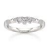 Thumbnail Image 1 of J'Lure Lab-Grown Diamond Scalloped Wedding Band 1/5 ct tw 18K White Gold