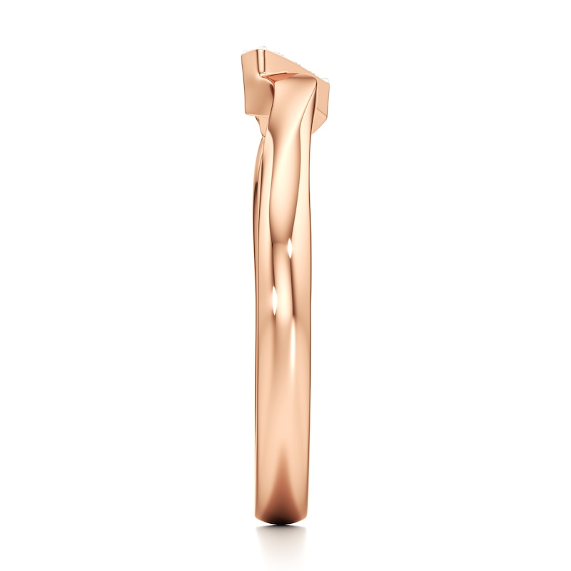 Main Image 3 of J'Lure Lab-Grown Diamond Wedding Band 1/10 ct tw 18K Rose Gold