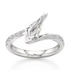 Thumbnail Image 1 of J'Lure Kite Step-Cut Lab-Grown Diamond Bypass Engagement Ring 1-3/8 ct tw 18K White Gold
