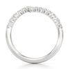 Thumbnail Image 2 of J'Lure Lab-Grown Diamond Contour Wedding Band 3/8 ct tw 18K White Gold