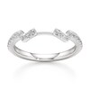 Thumbnail Image 1 of J'Lure Lab-Grown Diamond Angled Contour Wedding Band 1/4 ct tw 18K White Gold