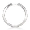 Thumbnail Image 2 of J'Lure Lab-Grown Diamond Angled Contour Wedding Band 1/4 ct tw 18K White Gold