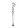 Thumbnail Image 3 of J'Lure Lab-Grown Diamond Angled Contour Wedding Band 1/4 ct tw 18K White Gold