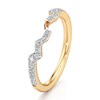 Thumbnail Image 4 of J'Lure Lab-Grown Diamond Angled Contour Wedding Band 1/5 ct tw 18K Yellow Gold
