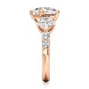 Thumbnail Image 3 of J'Lure Pentagon Brilliant-Cut Lab-Grown Diamond Engagement Ring 4-3/4 ct tw 18K Rose Gold