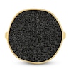 Thumbnail Image 3 of Pnina Tornai Black Multi-Diamond Wavy Circle Ring 1 ct tw 14K Yellow Gold