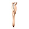 Thumbnail Image 3 of J'Lure Lab-Grown Diamond Contour Wedding Band 1/8 ct tw 18K Rose Gold