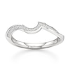 Thumbnail Image 1 of J'Lure Lab-Grown Diamond Contour Wedding Band 1/6 ct tw 18K White Gold