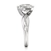 Thumbnail Image 3 of J'Lure Pentagon Brilliant-Cut Lab-Grown Diamond Bypass Engagement Ring 3-1/5 ct tw 18K White Gold
